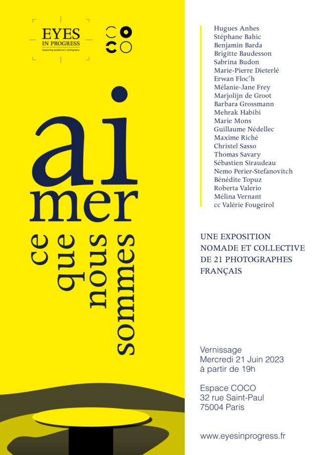 EIP affiche aimer ce que nous sommes guillaume nédellec